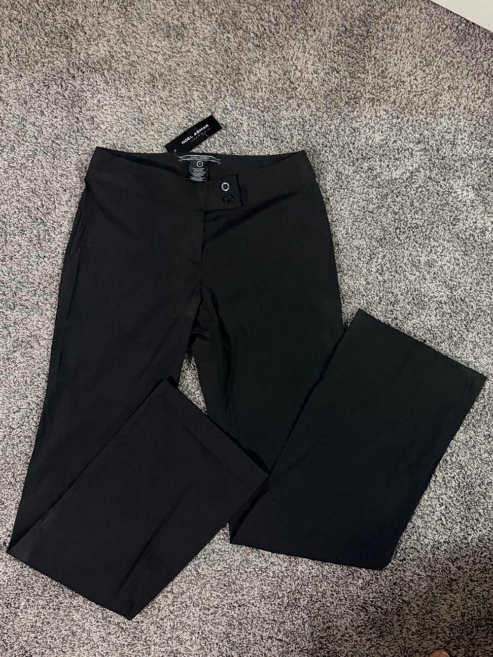 NWT Noel Asmar Dress Pants – Black Straight Leg Career Trousers – Women’s